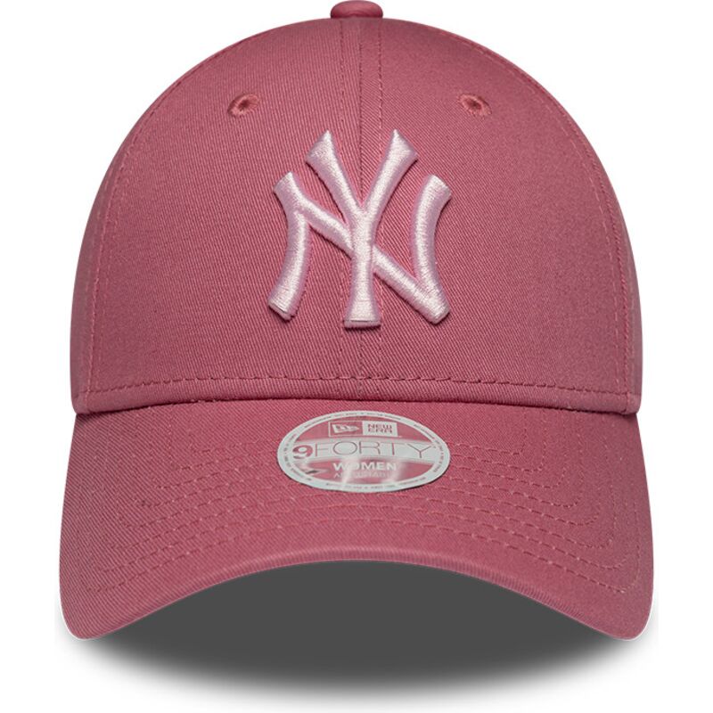 petten-gebogen-roze-verstelbaar-9forty-league-essential-cas-van-new-york-yankees-mlb-van-new-era petten-gebogen-roze-verstelbaar-9forty-league-essential-cas-van-new-york-yankees-mlb-van-new-era