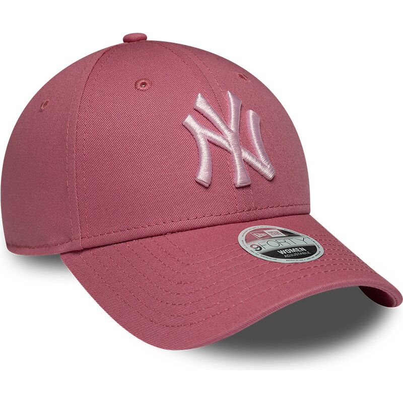 petten-gebogen-roze-verstelbaar-9forty-league-essential-cas-van-new-york-yankees-mlb-van-new-era petten-gebogen-roze-verstelbaar-9forty-league-essential-cas-van-new-york-yankees-mlb-van-new-era