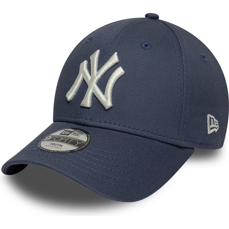 petten-gebogen-blauw-verstelbaar-voor-kinderen-9forty-league-essential-van-new-york-yankees-mlb-van-new-era