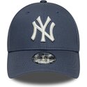 petten-gebogen-blauw-verstelbaar-voor-kinderen-9forty-league-essential-van-new-york-yankees-mlb-van-new-era
