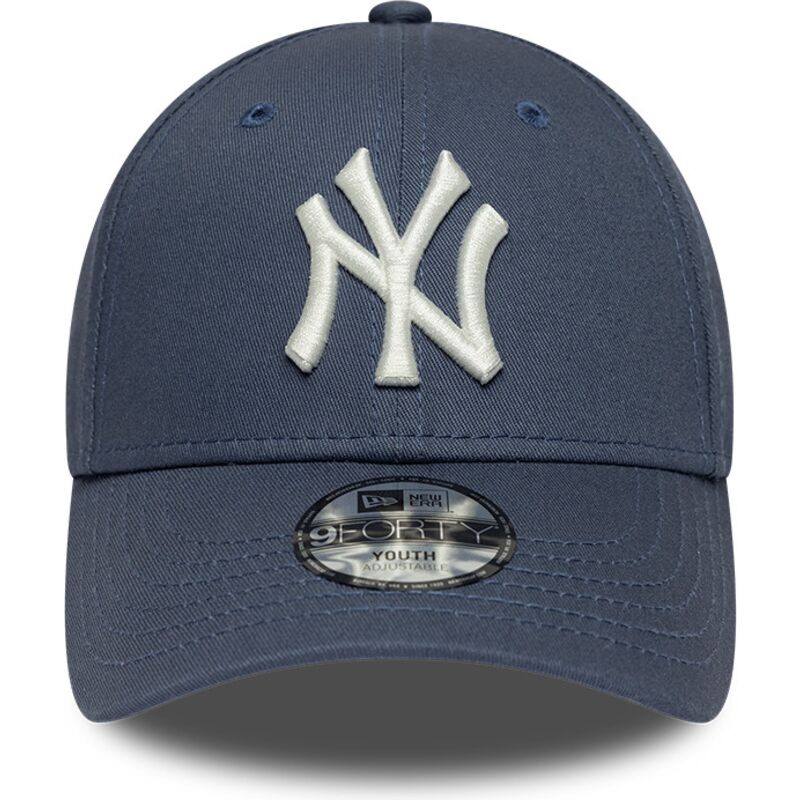 petten-gebogen-blauw-verstelbaar-voor-kinderen-9forty-league-essential-van-new-york-yankees-mlb-van-new-era