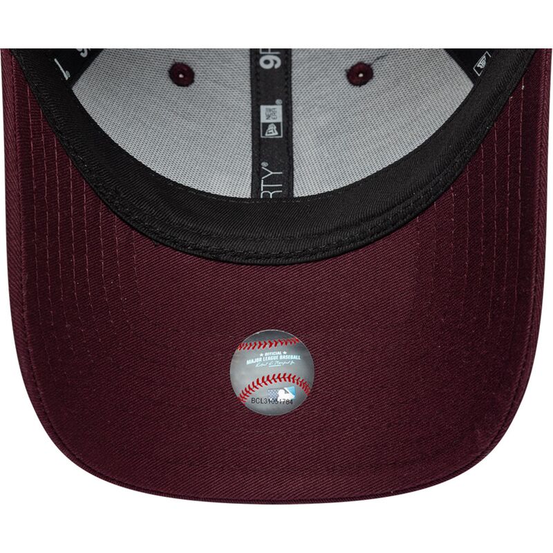 petten-gebogen-rood-verstelbaar-rosa-9forty-metallic-van-los-angeles-dodgers-mlb-van-new-era