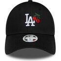 petten-gebogen-zwart-verstelbaar-9forty-fruit-icon-cherry-van-los-angeles-dodgers-mlb-van-new-era
