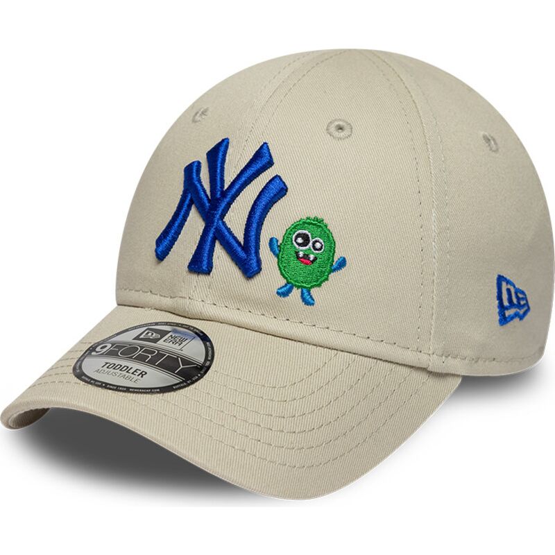 petten-gebogen-beige-verstelbaar-9forty-monster-icon-van-new-york-yankees-mlb-van-new-era