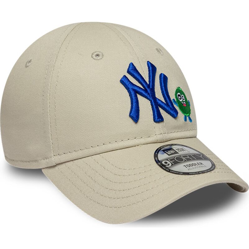 petten-gebogen-beige-verstelbaar-9forty-monster-icon-van-new-york-yankees-mlb-van-new-era