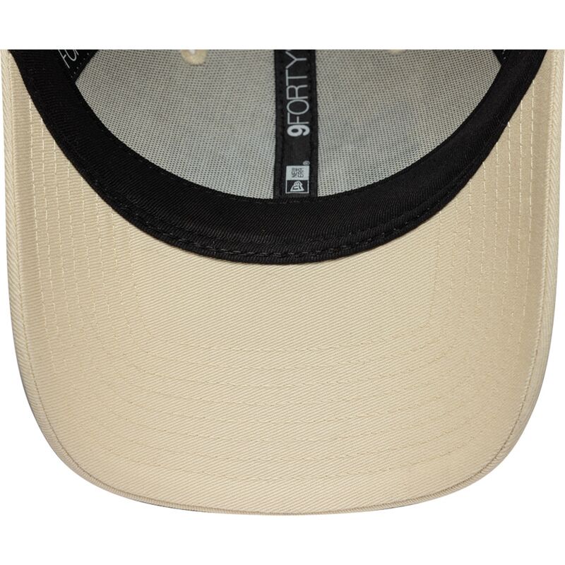 petten-gebogen-beige-snapback-9forty-rose-sequin-van-new-york-yankees-mlb-van-new-era
