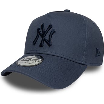 Petten gebogen blauw snapback 9FORTY E Frame League Essential van New York Yankees MLB van New Era