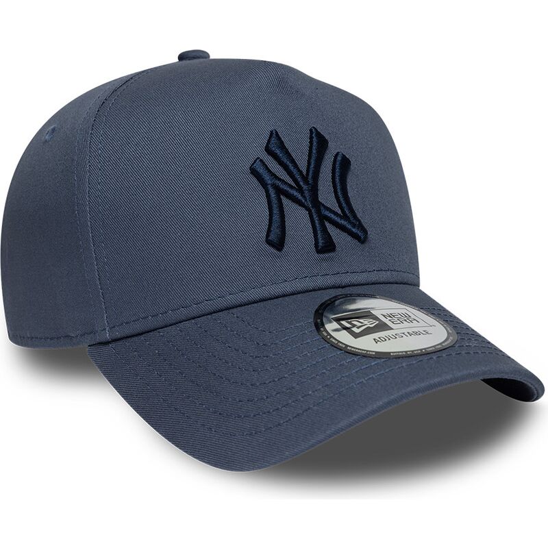 petten-gebogen-blauw-snapback-9forty-e-frame-league-essential-van-new-york-yankees-mlb-van-new-era