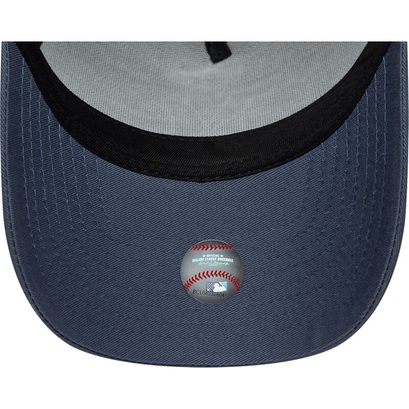 petten-gebogen-blauw-snapback-9forty-e-frame-league-essential-van-new-york-yankees-mlb-van-new-era