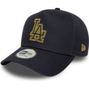 petten-gebogen-marineblauw-snapback-9forty-dorado-e-frame-metallic-outline-van-los-angeles-dodgers-mlb-van-new-era