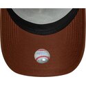 petten-gebogen-bruin-snapback-e-frame-outline-van-new-york-yankees-mlb-van-new-era