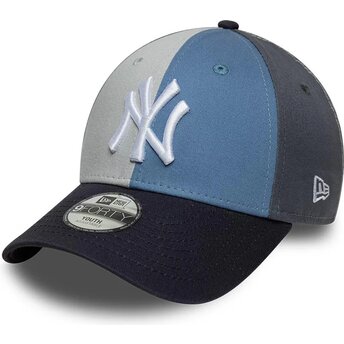 Petten gebogen meerkleurig verstelbaar voor kinderen 9FORTY Colourblock van New York Yankees MLB van New Era
