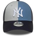 petten-gebogen-meerkleurig-verstelbaar-voor-kinderen-9forty-colourblock-van-new-york-yankees-mlb-van-new-era