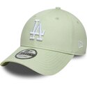 petten-gebogen-groen-verstelbaar-9forty-league-ess-9forty-league-essential-van-los-angeles-dodgers-mlb-van-new-era