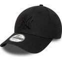 petten-gebogen-zwart-verstelbaar-9forty-league-essential-van-new-york-yankees-mlb-van-new-era