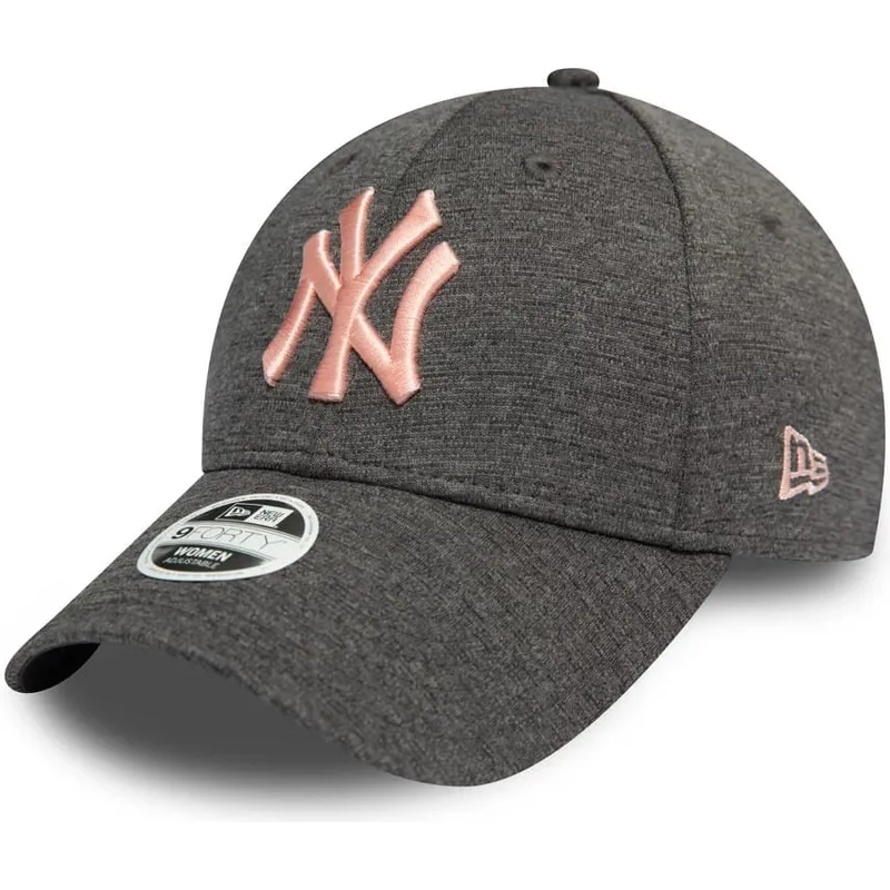 petten-gebogen-grijs-verstelbaar-rosa-9forty-tech-jersey-van-new-york-yankees-mlb-van-new-era