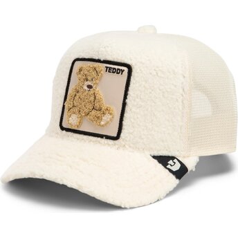 Petten gebogen beige snapback van Teddy Double Stuffed The Farm Goorin Bros.