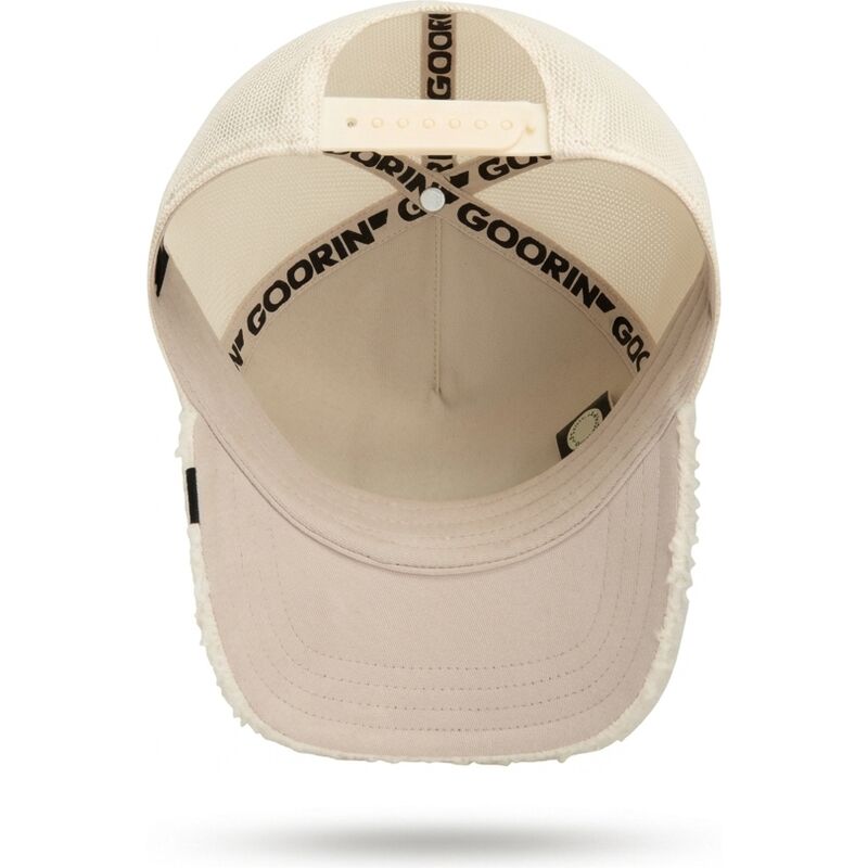 petten-gebogen-beige-snapback-van-teddy-double-stuffed-the-farm-goorin-bros petten-gebogen-beige-snapback-van-teddy-double-stuffed-the-farm-goorin-bros