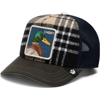 Petten gebogen meerkleurig snapback Brit Cheeky Check, Mate The Farm Goorin Bros.