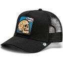 petten-gebogen-zwart-snapback-cancelled-skull-pop-art-strikes-back-the-farm-goorin-bros