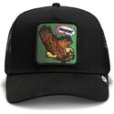 petten-gebogen-zwart-snapback-freedom-eagle-pop-art-strikes-back-the-farm-goorin-bros