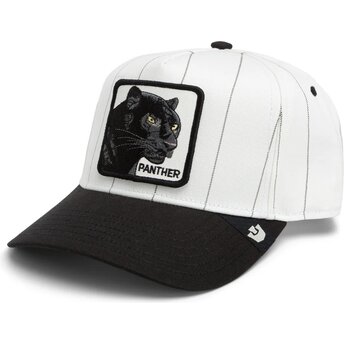 Petten gebogen grijs snapback Pinstripe Panther Playmakers The Farm Goorin Bros.