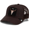 petten-gebogen-bruin-snapback-skull-badlands-dead-the-farm-goorin-bros