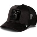 petten-gebogen-zwart-snapback-velour-boss-the-farm-goorin-bros