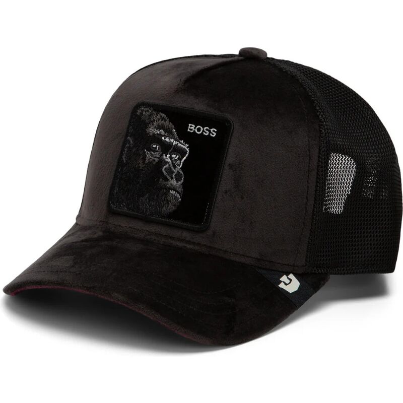 petten-gebogen-zwart-snapback-velour-boss-the-farm-goorin-bros petten-gebogen-zwart-snapback-velour-boss-the-farm-goorin-bros