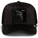 petten-gebogen-zwart-snapback-velour-boss-the-farm-goorin-bros