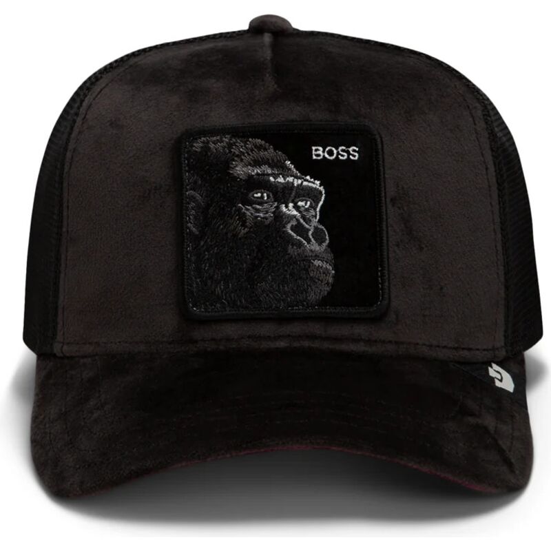 petten-gebogen-zwart-snapback-velour-boss-the-farm-goorin-bros petten-gebogen-zwart-snapback-velour-boss-the-farm-goorin-bros
