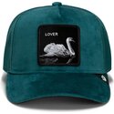 petten-gebogen-groen-snapback-velour-lover-the-farm-goorin-bros