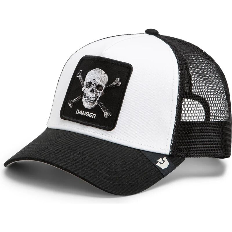 petten-gebogen-zwart-snapback-danger-skull-and-crossbones-original-recipe-the-farm-goorin-bros petten-gebogen-zwart-snapback-danger-skull-and-crossbones-original-recipe-the-farm-goorin-bros