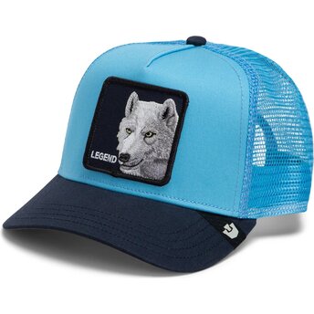 Petten gebogen blauw snapback Legend Wolf Original Recipe The Farm Goorin Bros.
