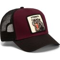 petten-gebogen-rood-snapback-strength-panther-original-recipe-the-farm-goorin-bros