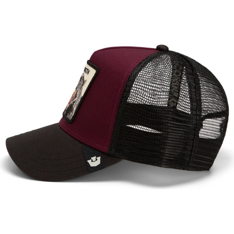 petten-gebogen-rood-snapback-strength-panther-original-recipe-the-farm-goorin-bros