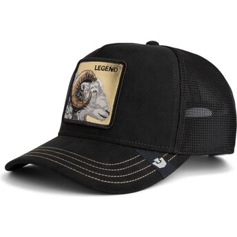 Petten gebogen zwart snapback Golden Legend Original Recipe The Farm Goorin Bros.