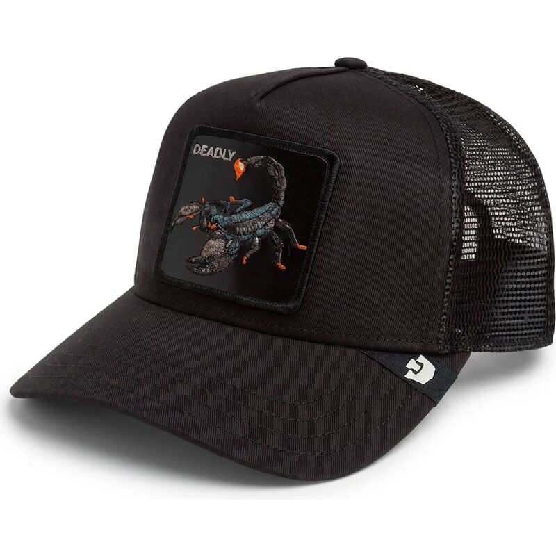 petten-gebogen-zwart-snapback-deadly-scorpion-original-recipe-the-farm-goorin-bros