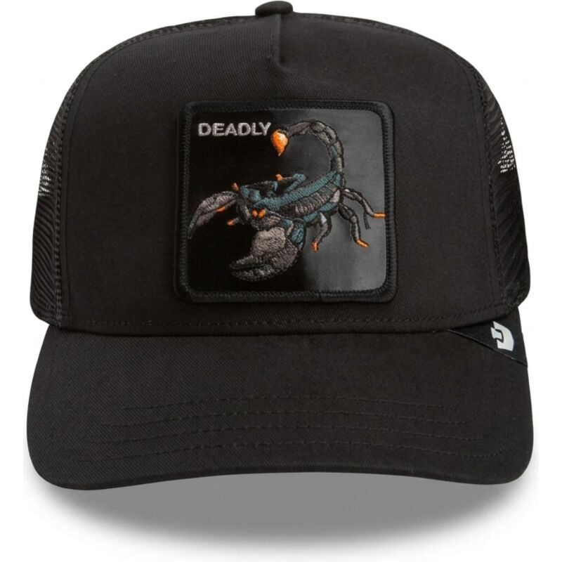 petten-gebogen-zwart-snapback-deadly-scorpion-original-recipe-the-farm-goorin-bros