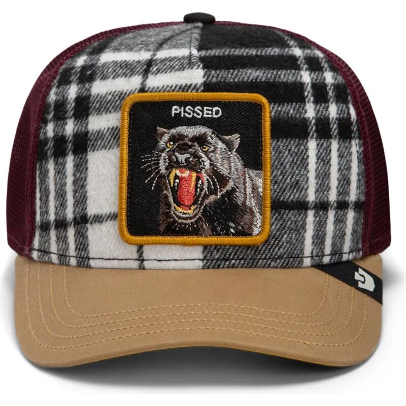 petten-gebogen-meerkleurig-snapback-brit-panther-check-mate-pissed-the-farm-goorin-bros petten-gebogen-meerkleurig-snapback-brit-panther-check-mate-pissed-the-farm-goorin-bros
