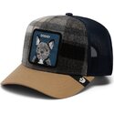 petten-gebogen-meerkleurig-snapback-brit-frenchie-check-mate-dodgy-the-farm-goorin-bros