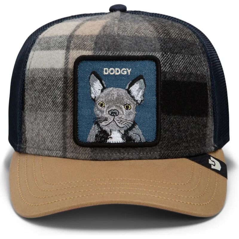 petten-gebogen-meerkleurig-snapback-brit-frenchie-check-mate-dodgy-the-farm-goorin-bros