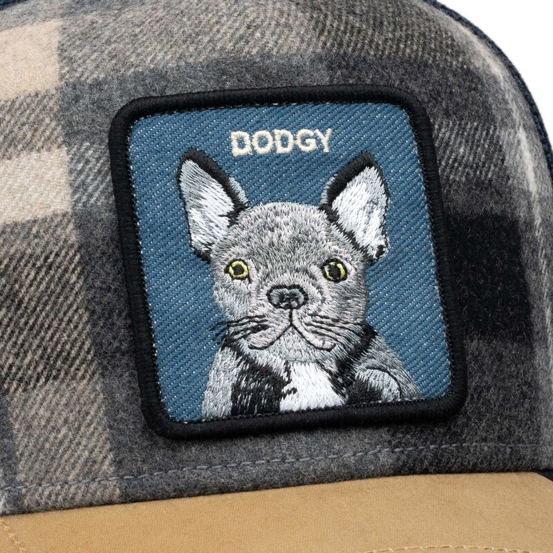 petten-gebogen-meerkleurig-snapback-brit-frenchie-check-mate-dodgy-the-farm-goorin-bros
