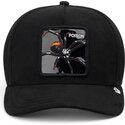 petten-gebogen-zwart-snapback-black-out-spider-blackened-metallic-poison-the-farm-goorin-bros