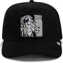 petten-gebogen-zwart-snapback-black-out-lion-blackened-metallic-alpha-the-farm-goorin-bros