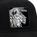 petten-gebogen-zwart-snapback-black-out-lion-blackened-metallic-alpha-the-farm-goorin-bros