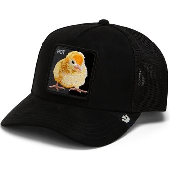 Petten gebogen zwart snapback Black Out Chick Blackened Metallic Hot The Farm Goorin Bros.