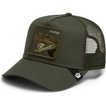 Petten gebogen groen snapback Circle of Life Vicious Tone Shift The Farm Goorin Bros.