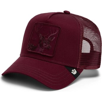 Petten gebogen rood snapback Tonal Bae Full Intent The Farm Goorin Bros.