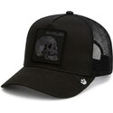 petten-gebogen-zwart-snapback-tonal-skull-full-intent-cancelled-the-farm-goorin-bros